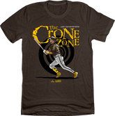 Jake Cronenworth "The Crone Zone" MLBPA T-shirt brown In The Clutch